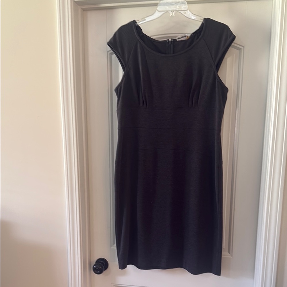 Calvin Klein Black Cap Sleeve Mini Dress